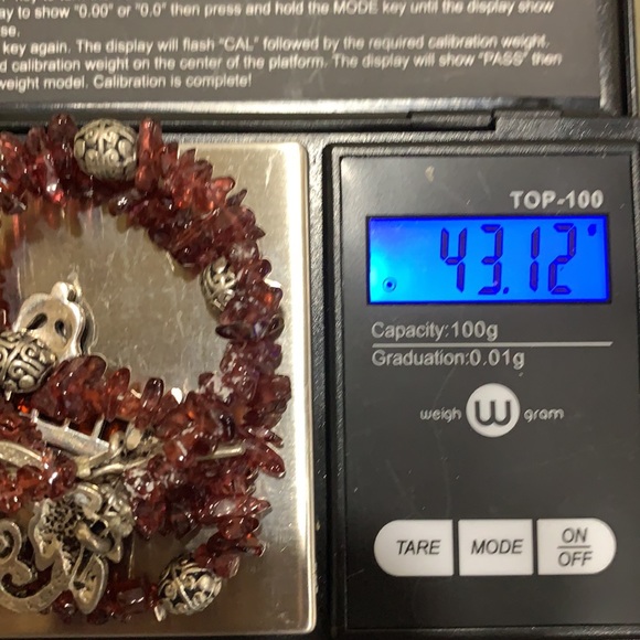 GARNET AND STERLING-SILVER set- - Picture 11 of 11